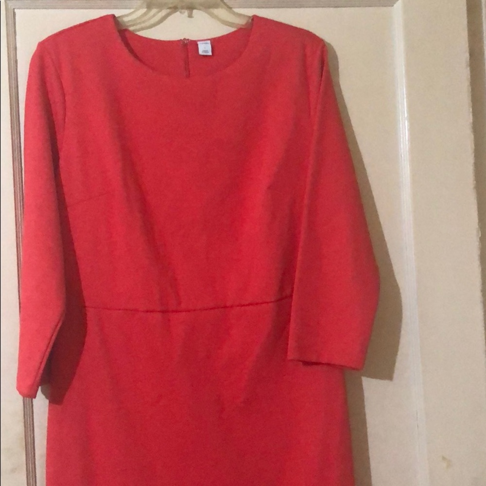 Coral Old Navy mid length dress
